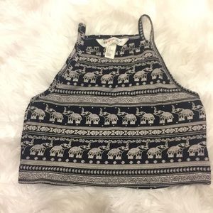 Coachella crop top tank burning man